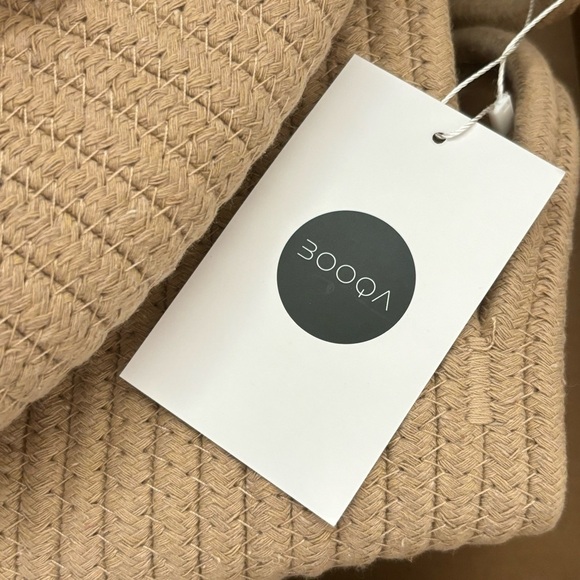 BOOQA Woven Rope Shoulder Tote & Small Handbag Set for Beach Pool Travel NWT - Picture 12 of 15